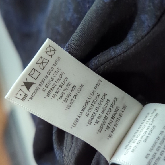 Lole Mile End Crop Top in Black/Navy Jacquard - Picture 5 of 5